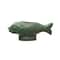 Hello Honey® 17" Turquoise Debossed Stoneware Fish Planter